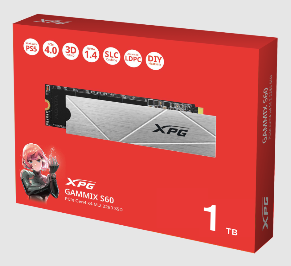 SSD ADATA XPG GAMMIX S60 BLADE 1TB | Công Ty Uy Tín Tại T.p HCM