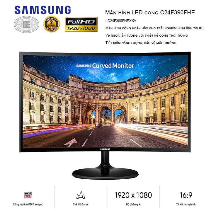 Man Hinh Samsung Lc24f390fhexxv Man Hinh Led Cong Giảm Gia 3 Ngay Cong Ty Uy Tin Tại T P Hcm